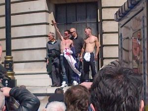 EDL giving Nazi salute because they don't know any better